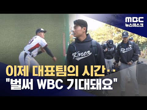 이제 대표팀의 시간‥벌써 WBC 기대돼요