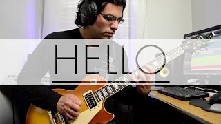 Adele Hello Electric Guitar Cover by Ivo Cabrera