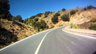 preview picture of video 'RUTA EN MOTO: subida a Ohanes - Abla versión corta. ER6N de ruta por Andalucía'