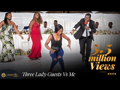 Three Lady GUESTs vs Master of Ceremony Who Danced Better | Zim Weddings
