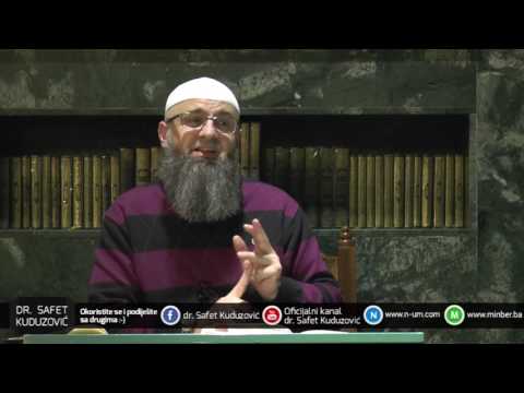 Dvije skupine ljudi kada se pokvare, pokvariće se i dunjaluk_dr. Safet Kuduzović