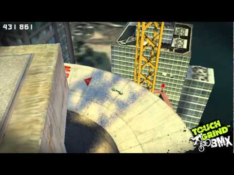 new world record with the scooter on skyline - Touchgrind BMX