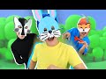 Funny Bunnies! Wolf & Fox Tale | D Billions Kids Songs