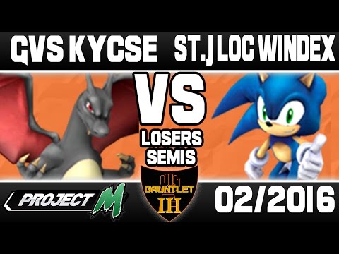 GVS Kycse (Charizard) VS ST.J LoC Windex (Sonic) | Gauntlet III Singles Losers Semis