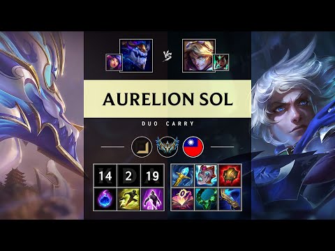 Aurelion Sol Carry vs Ezreal - TW Challenger Patch 25.15