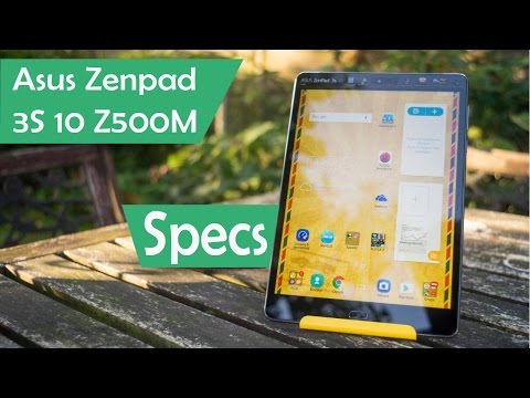 Asus Zenpad 3S 10 Z500M - Specs 2016