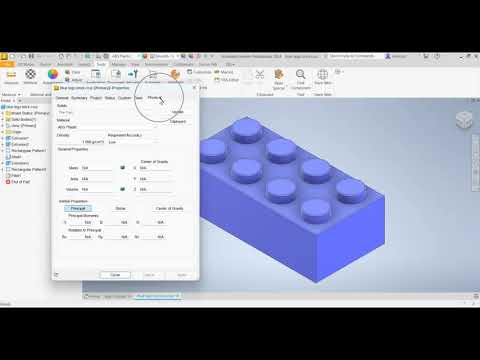How to 3D Model a Lego Brick using Autodesk Inventor