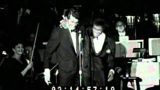 Frank Sinatra Sammy Davis Dean Martin at the 1960 Sands Summit 2nd Night 2