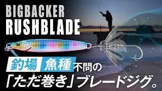 steady reeling blade jig regardless of fishing spot or fish species BIG BACKER rush blade PV