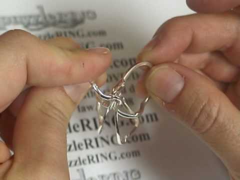 Puzzle Ring Solution for 4 Band Puzzle Ring 4WSL