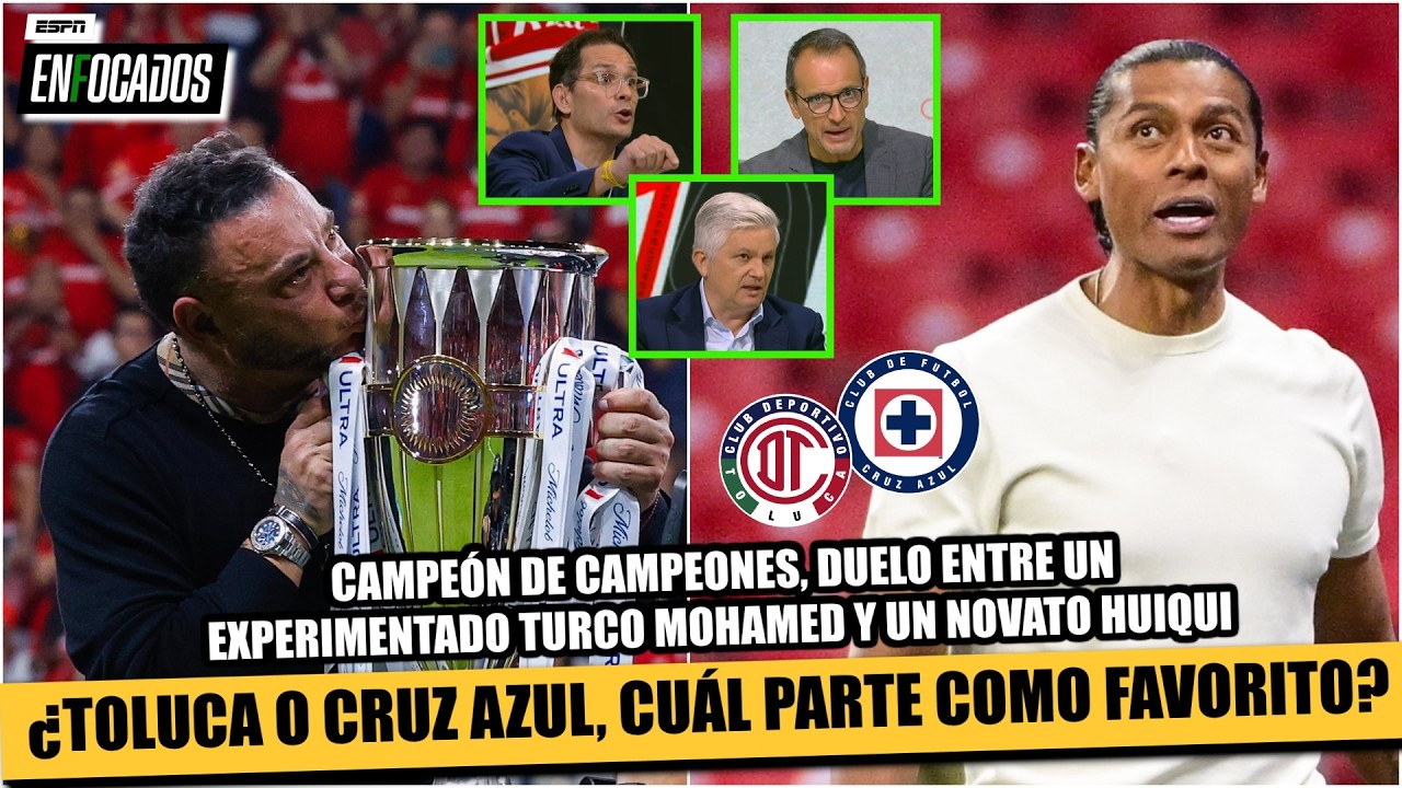 CRUZ AZUL daría GOLPE DE AUTORIDAD vs un EXPERIMENTADO TOLUCA en el Campeón de Campeones | Enfocados