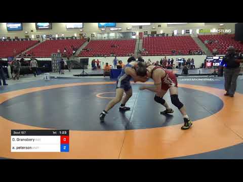 2018 Marine Corps US Open/Masters C Freestyle 78 Con 4 - Dennis Gransbery (Sies) Vs. Andrew Peters
