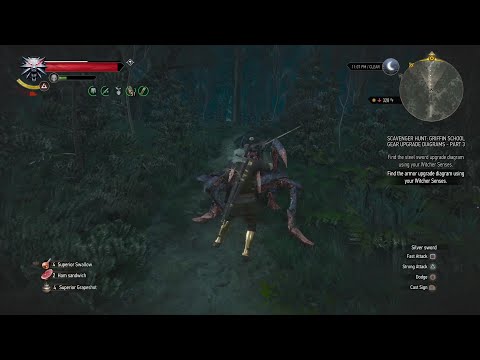 The Witcher 3 Pt. 127 - Scavenger Hunt: Upgraded griffin Gear Pt. 2