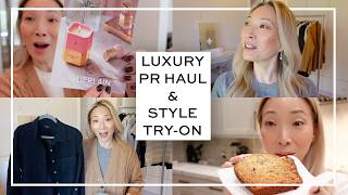 VLOG - Luxury PR Unboxing & Style Try-On | Fixing My Regret & Lunch.