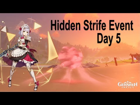 Genshin Impact: Hidden Strife Event Day 5 (Dire Straits)