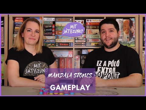 Mandala Stones Társasjáték Gameplay (Végigjátszás) - Mit Játsszunk?