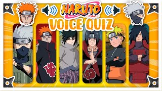 NARUTO VOICE QUIZ 🗣️🍜🦊 Guess the naruto character | Naruto/Naruto Shippuden Quiz!🍥