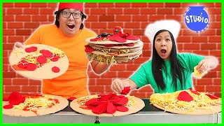 Shion & Loan Team Up in Pizza Conveyor Belt CHALLENGE!