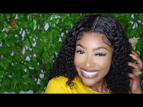 Clearance Sale!BOB 13x6 Lace Front Wig Deep Curly Brazilian Virgin Hair 10inch