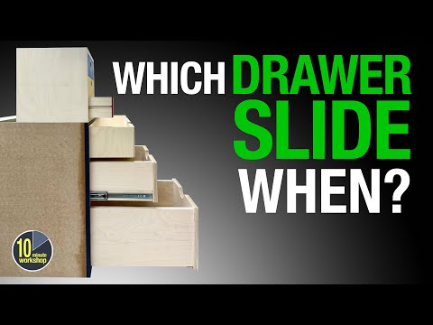 Which Drawer Slide When? [video 527]