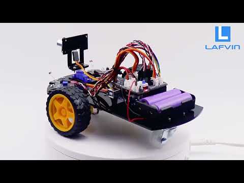 LAFVIN 2wd Smart Robot Car Chassis Kit For Arduino Uno R3 With Cd Tutorial DIY Coding Educational