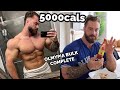 EVERYTHING I EAT IN A DAY - END OF THE BULK 5000 CALORIES