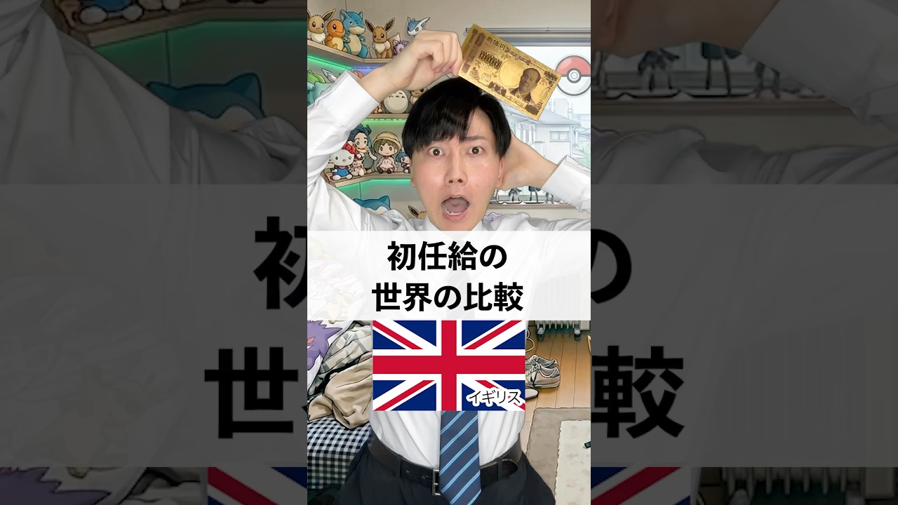 初任給の世界の比較