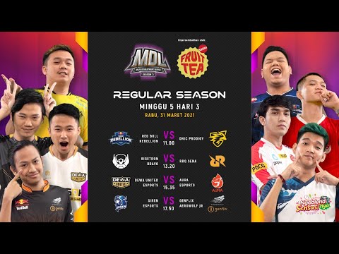 [Bahasa Indonesia] MDL ID S3 - Regular Season Week 5 Day 3