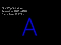 8K 4320p Test Video In 4 Seconds Allen