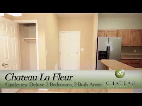 (www.ChateauDev.com) - Chateau La Fleur - Castleview Deluxe 2BD 2BA 1260sq. ft