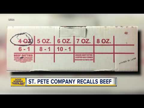 Raw ground beef products sold in Florida recalled due...