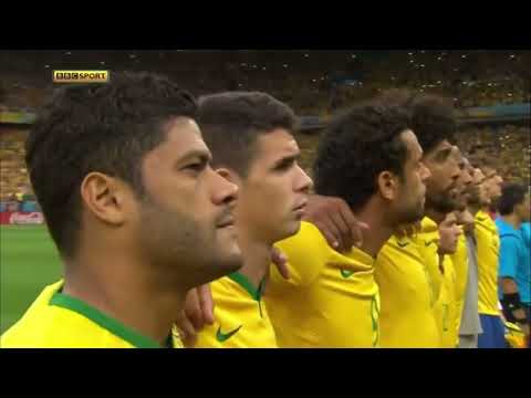 Brazil National Anthem vs Germany (World Cup 2014)