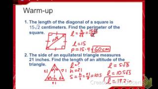 Manor Geometry Trigonometry