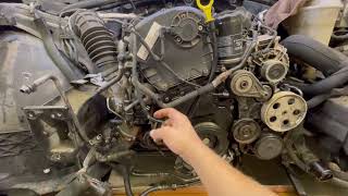 Q5 2.0t Broken Belt Stranded Damage teardown inspection accessories / serpentine locked up Audi VW