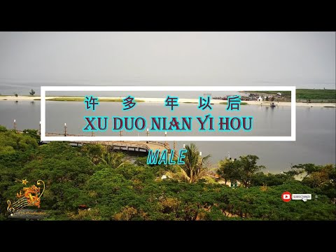 Xu Duo Nian Yi Hou (许多年以后) Male Version - Karaoke mandarin with drone view