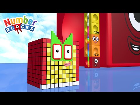 Looking for Numberblocks Step Squad NEW Cube 10x11x10 is Numberblock 1000 vs 1 to 10,000,000 BIGGEST