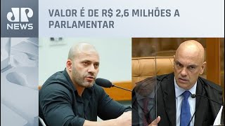 Alexandre de Moraes aplica multa milionária ao deputado Daniel Silveira