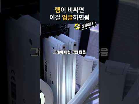램가격 미쳤을땐 이걸 업글하면됨