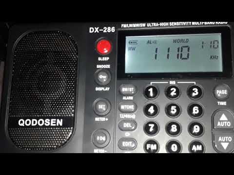 Rádio Redentor, from Santo Antônio do Descoberto - GO Tuned in Morrinhos - CE by Joe DX on 1110 KHz