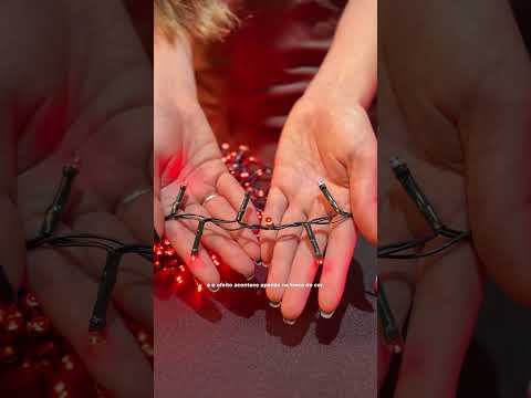 Strobo Led Vermelho para Iluminação de Natal - Dinatale