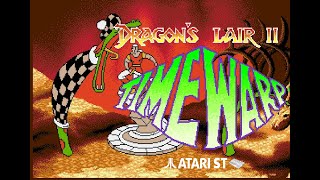 Dragon's Lair II : TimeWarp - Atari STe (1990) longplay