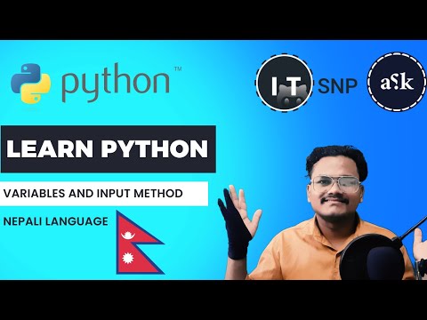 Variables And Input Method In Python Learn Python In Nepali