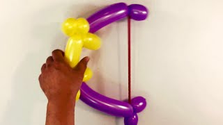 Making a bow and an arrow with balloons ( #arrow #bow #balloon )