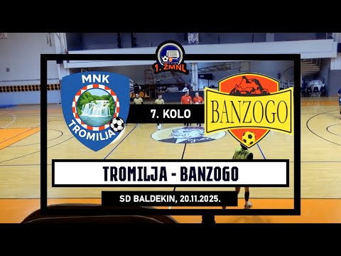 1. ŽMNL: TROMILJA - BANZOGO  7:3, 20.11.2025.