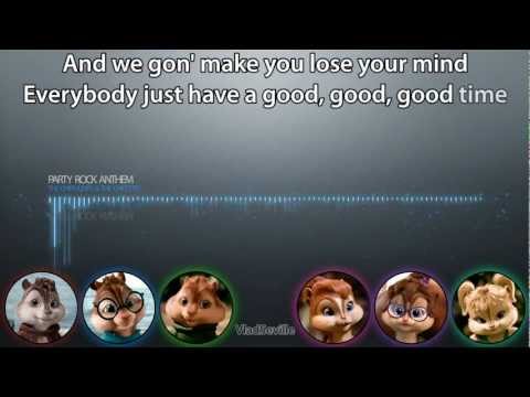 The Chipmunks & The Chipettes - Party Rock Anthem (with lyrics)