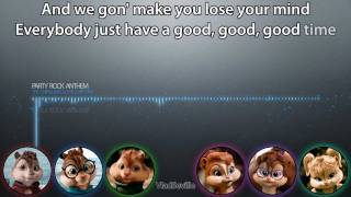 The Chipmunks & The Chipettes - Party Rock Anthem (with lyrics)