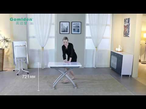 Dining Table B2242-1-C (White High Gloss) | Gomlden Furniture