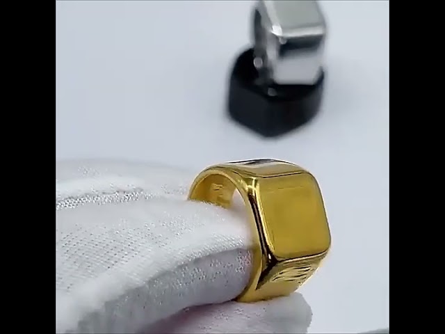 Vídeo relacionado con YAHOYA Nuevo diseño Estilo japonés Animación Cosplay Anillo Joyería de Acero Inoxidable Acero de Titanio Anillo de Hombre Cambio de Temperatura