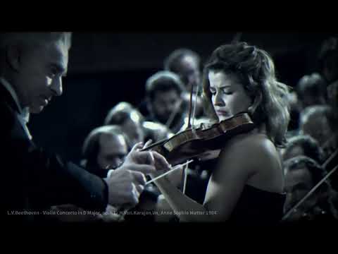 L.V.Beethoven - Violin Concerto in D Major, op. 61 - H.Von.Karajan,Vn_Anne Sophie Mutter 1984