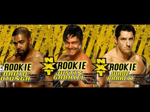 Triple Threat Elimination: Wade Barrett vs David Otunga vs Justin Gabriel